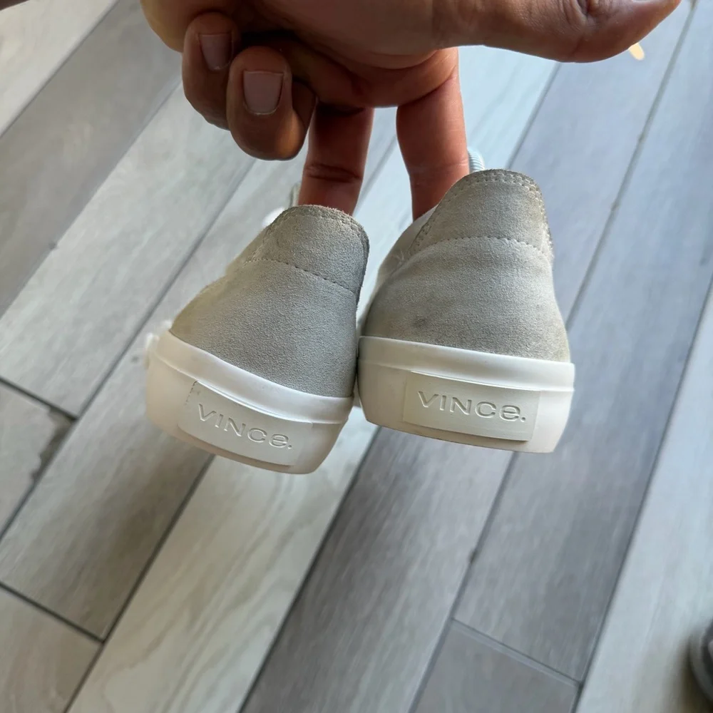 Vince Light gray Slip-On Loafers - Picture 6 of 8